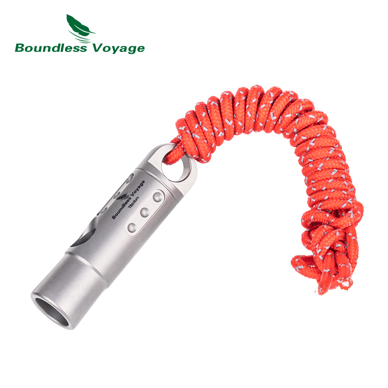 Emergency Whistle Loud - Boundless Voyage Titanium Whistle Allenatori Allenamento