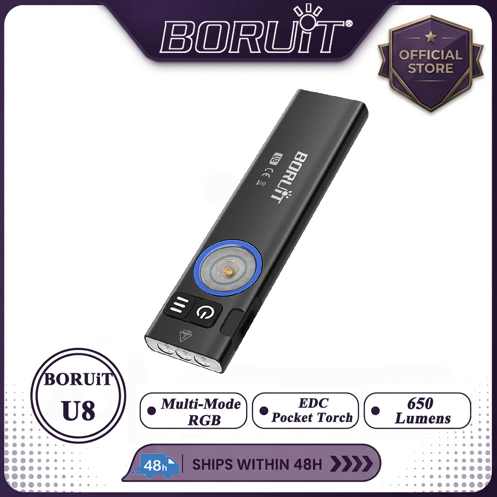 Fishing Kit Compact - BORUiT U8 650LM EDC Torcia LED