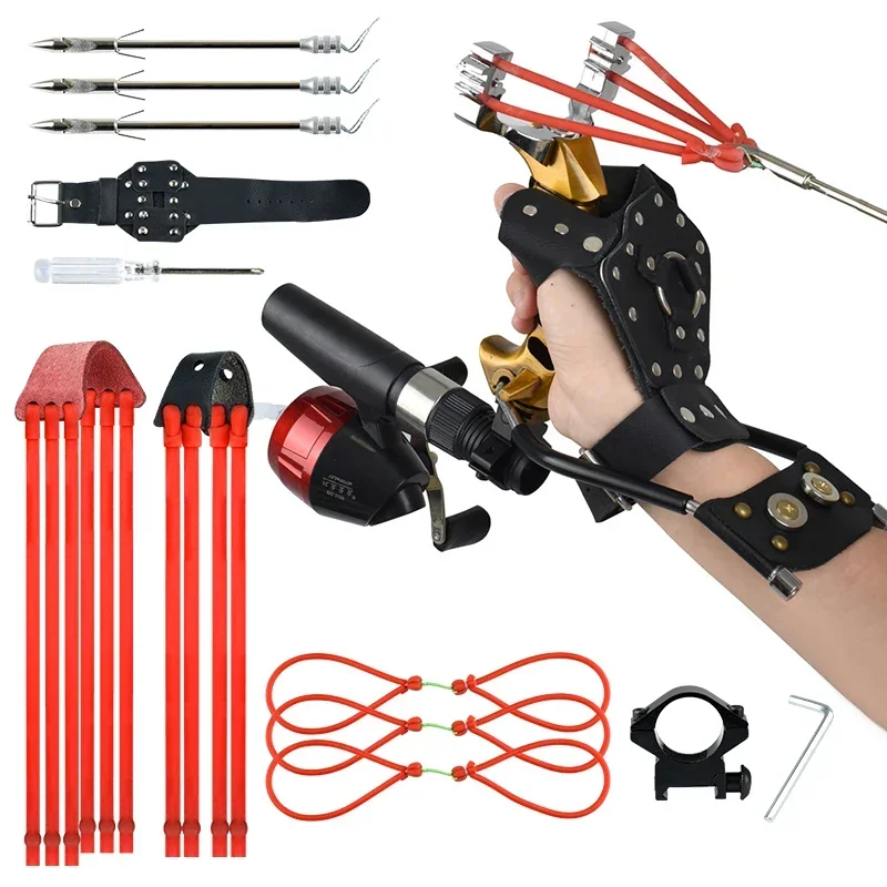 Fishing Kit Compact - Potente imbracatura da pesca con poggiapolsi