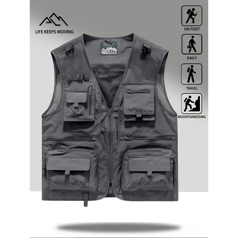 Fishing Kit Compact - Nuovo Stile Primavera Estate Gilet da