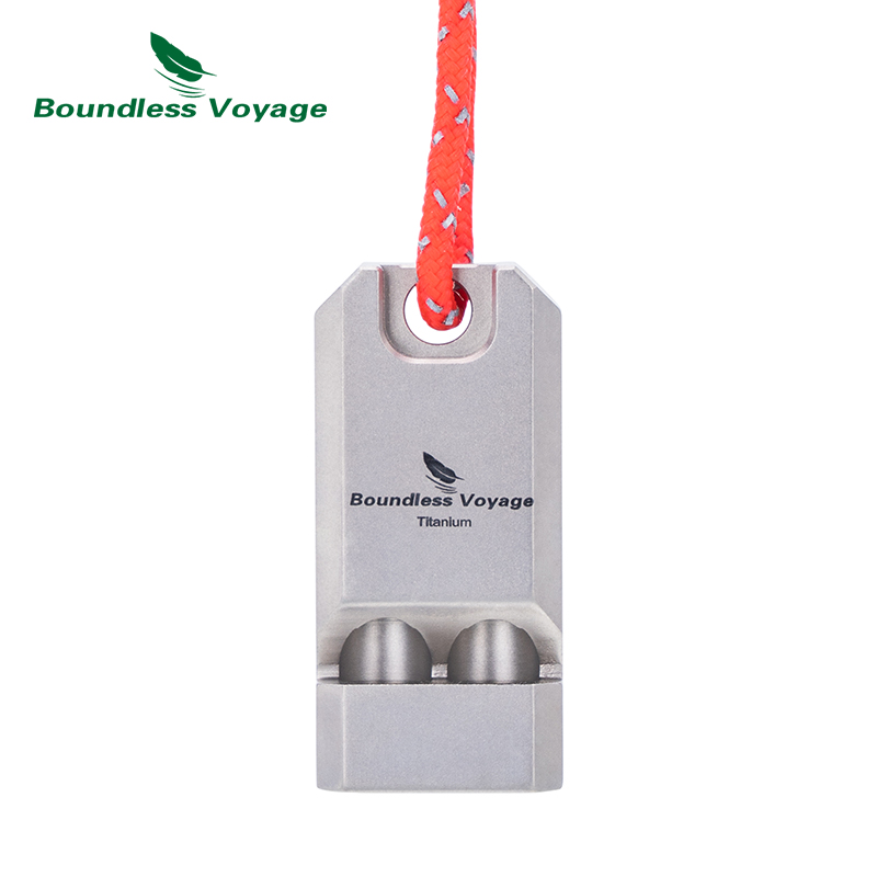Boundless Voyage Titanium Whis - Emergency Whistle Loud recensione e prezzo